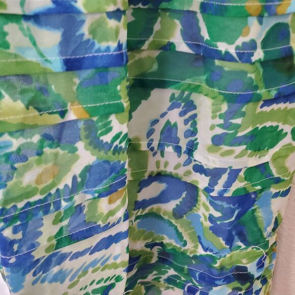 Jones‎ New York Chiffon Babydoll Bandage Dress Cocktail Party Turquoise Size 16 - Picture 9 of 16